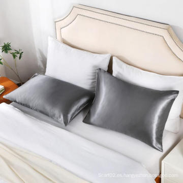 Silk Satin Pillow Fase Pillow Covers con cierre de sobre